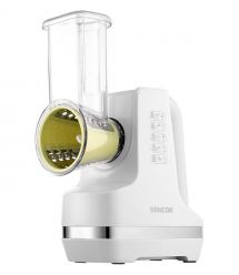 Sencor Мультирезка стационарная, 150Вт, 5 насадок, слайсер, белый