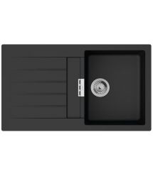Hansgrohe Набор для кухни, гранитная мойка S520-F345 + смес. Zesis M33, черный графит-черный матовый