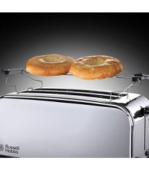 Russell Hobbs Тостер Chester, 1600Вт, металл, длинные слоты на 4 тоста, серебристый
