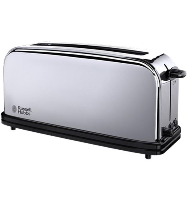 Russell Hobbs Тостер Chester, 1000Вт, металл, длинные слоты, серебристый