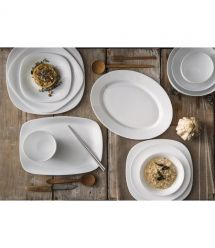 Bormioli Rocco Тарелка суповая PARMA, 23x23 см, опал. стекло