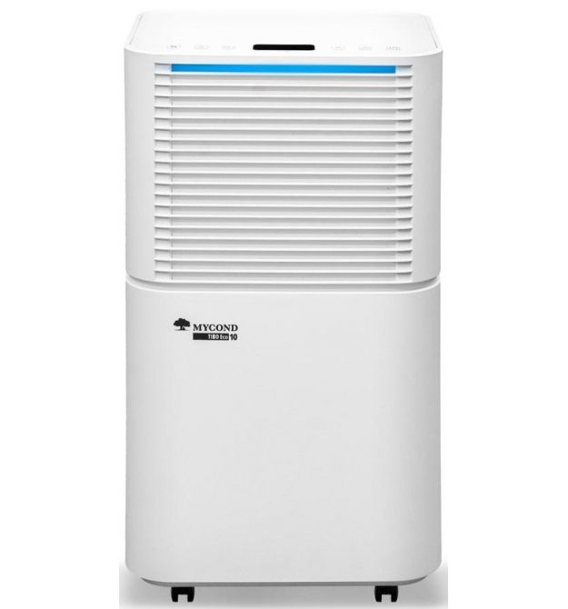 MYCOND Осушитель воздуха Tibo Eco 10 бытовой, 10л/сутки, 120м3/час, 20м2, дисплей, эл. упр-ие, таймер, авто откл., белый