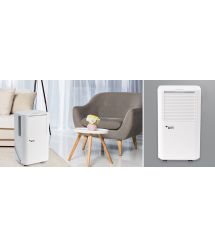 MYCOND Осушитель воздуха Tibo Eco 10 бытовой, 10л/сутки, 120м3/час, 20м2, дисплей, эл. упр-ие, таймер, авто откл., белый