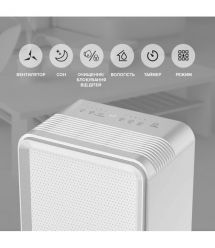 MYCOND Осушитель воздуха Roomer Smart 12 бытовой, 12л/сутки, 120м3/час, 25м2, дисплей,