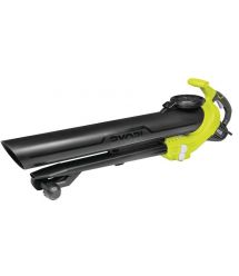 Ryobi Воздуходув-пылесос RBV3000CESV, мульчирование, 3кВт, 16 куб.м/мин, 375 км/ч, эргономичные ремни Vertebrae