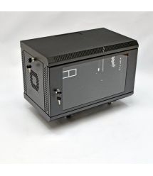 Шафа 6U, 600х350х373 мм (Ш*Г*В), акрилове скло, чорна