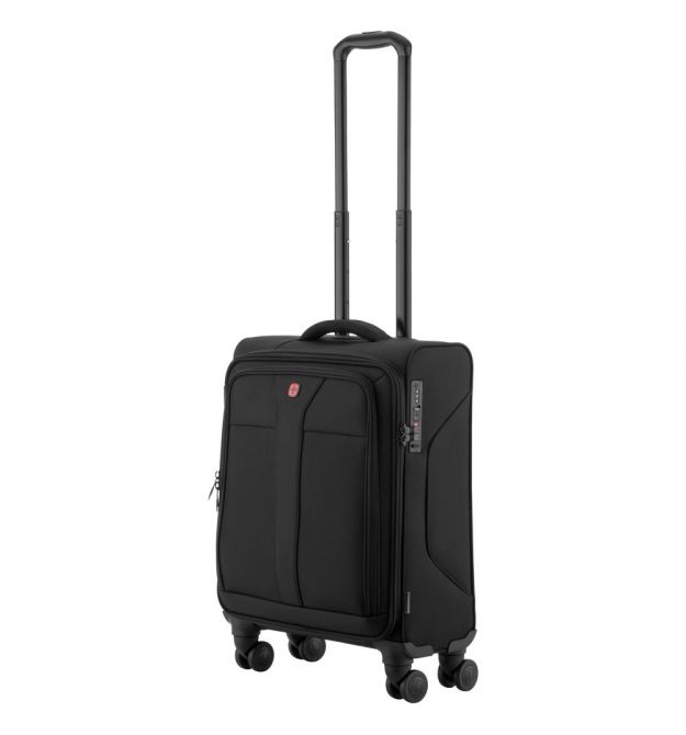 Wenger Чемодан тканевый, BC Packer, малый, 4 колеса, чёрный