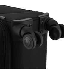 Wenger Чемодан тканевый, BC Packer, малый, 4 колеса, чёрный