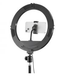 HAMA Штатив со светодиодным кольцом SpotLight Steady 120 V2 BT Black