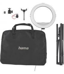 HAMA Штатив со светодиодным кольцом SpotLight Steady 120 V2 BT Black