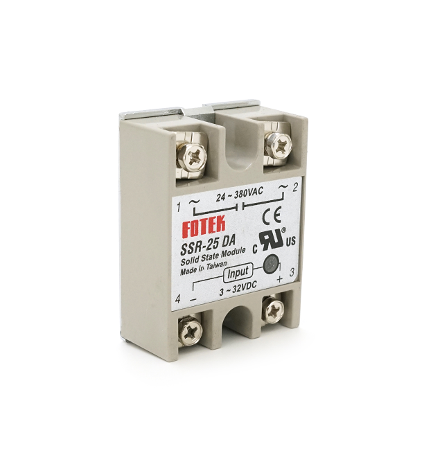 Твердотільні реле Fotek SSR-25DA 25А 24-380В AC