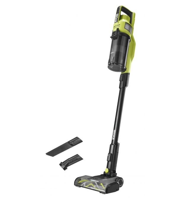 Ryobi Пылесос вертикальный RSV18X-0, ONE+ 18В, бесщеточный двигатель (без АКБ и ЗУ)