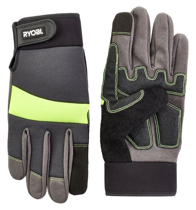 Ryobi Перчатки рабочие RAC811L, влагозащита, р. L