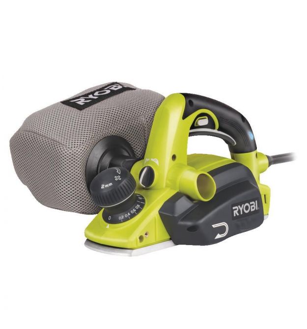 Ryobi Рубанок EPN7582NHG 750 Вт, 2мм, шир. 82мм, проточки 0.5, 1.0, 1.5мм