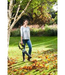 Ryobi Воздуходув ONE+ OBL18JB аккумуляторный, 18В, 160 км/ч, solo (без АКБ и ЗУ)