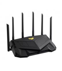 ASUS Маршрутизатор TUF-AX6000 4xGE LAN 1x2.5GE LAN 1x2.5GE WAN 1xUSB3.2 MU-MIMO OFDMA MESH gaming AURA RGB