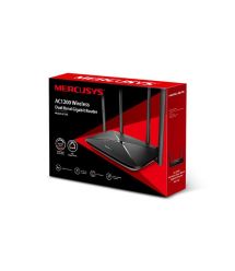 Mercusys Маршрутизатор AC12G AC1200 3xGE LAN 1xGE WAN