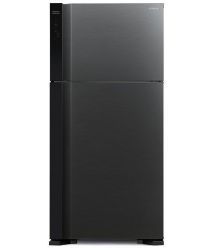 Hitachi Холодильник с верхн. мороз., 184x86х74, холод.отд.-405л, мороз.отд.-145л, 2дв., А++, NF, инв., зона нулевая, черный