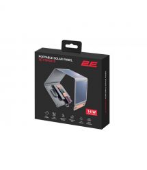 2E Портативная солнечная панель, 14 Вт зарядное устройство, USB-A 5V/2.4A