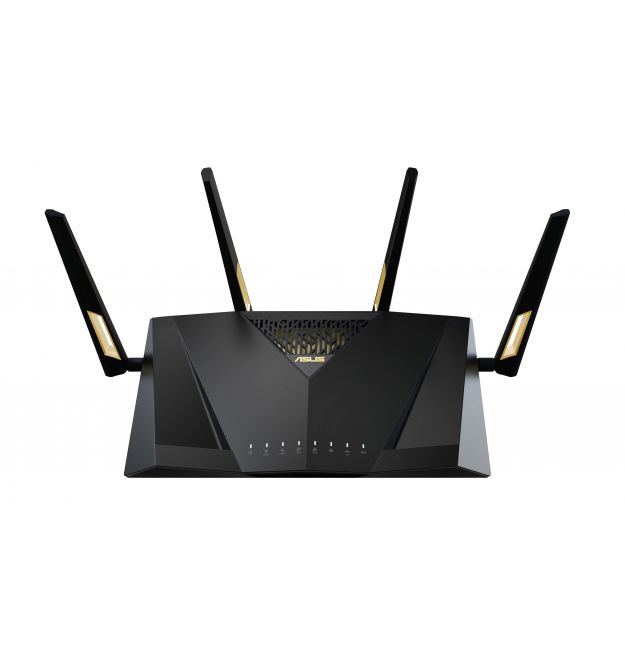 ASUS Маршрутизатор RT-AX88U PRO AX6000 4xGE LAN 2.5xGE WAN 1x2.5GE WAN/LAN 1xUSB3.2 1xUSB2.0 MU-MIMO OFDMA MESH