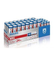 Philips Батарейка Power Alkaline щелочная AA+ААА картон, 24+12 шт