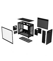 ASUS Корпус Prime AP201 Tempered Glas, без БП, 2xUSB3.2, 1xUSB Type-C