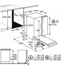Electrolux Посудомоечная машина встраиваемая ETM43211L