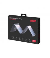 2E Портативная солнечная панель, 22 Вт зарядное устройство, 2*USB-A 5V/2.4A