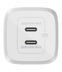 Belkin Сетевое ЗУ Home Charger 45W GAN PD PPS Dual USB-С