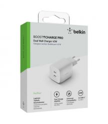Belkin Сетевое ЗУ Home Charger 45W GAN PD PPS Dual USB-С
