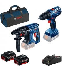 Bosch Набор инструментов Professional перфоратор GBH 180-LI + дрель-шуруповерт GSR 180-LI