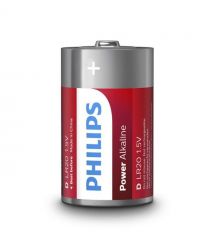 Philips Батарейка Power Alkaline щелочная DLR20) блистер, 2 шт