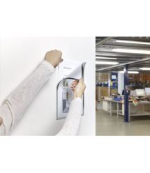 Magnetoplan Рамки магнитные A4 серебристые Magnetofix Frame Silver Set UA