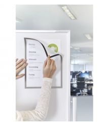 Magnetoplan Рамки магнитные A4 серебристые Magnetofix Frame Silver Set UA