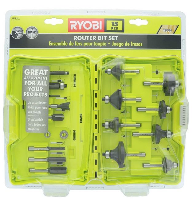 Ryobi Фрезы RAKRBS15 набор 15 шт 5132005352