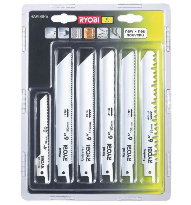 Ryobi Полотно для сабельной пилы RAK06RB 5132002547