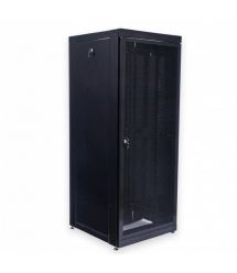 Шафа 19" 42U, 800х865 мм (Ш*Г), посилена, перфоровані двері (66%),чорна