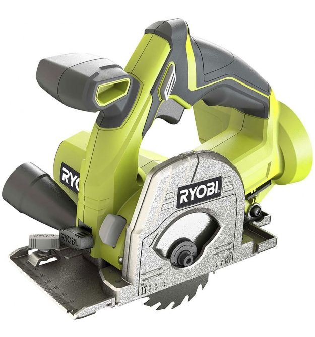 Ryobi Пила дисковая ONE+ R18MMS-0, универсальная, диск 85 мм, 1.9 кг (без АКБ и ЗУ)