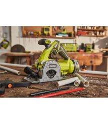 Ryobi Пила дисковая ONE+ R18MMS-0, универсальная, диск 85 мм, 1.9 кг (без АКБ и ЗУ)