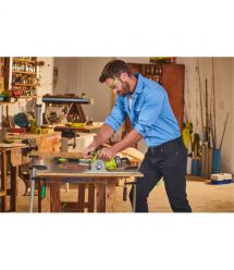 Ryobi Пила дисковая ONE+ R18MMS-0, универсальная, диск 85 мм, 1.9 кг (без АКБ и ЗУ)