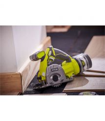 Ryobi Пила дисковая ONE+ R18MMS-0, универсальная, диск 85 мм, 1.9 кг (без АКБ и ЗУ)