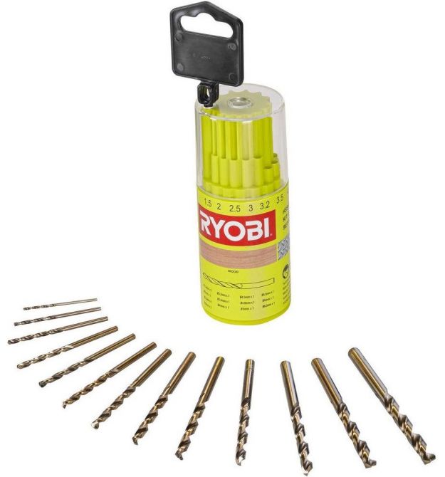 Ryobi Набор сверл по металлу RAK13HSS 13шт