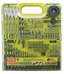 Ryobi Набор бит и сверл RAKDD90, 90 шт
