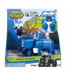 Super Wings Игровой набор Transforming Vehicles Paul, Пол