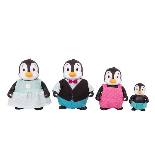 Li`l Woodzeez Набор фигурок Семья Пингвинов WZ6664Z
