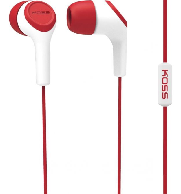 Koss KEB15iR Mic Red