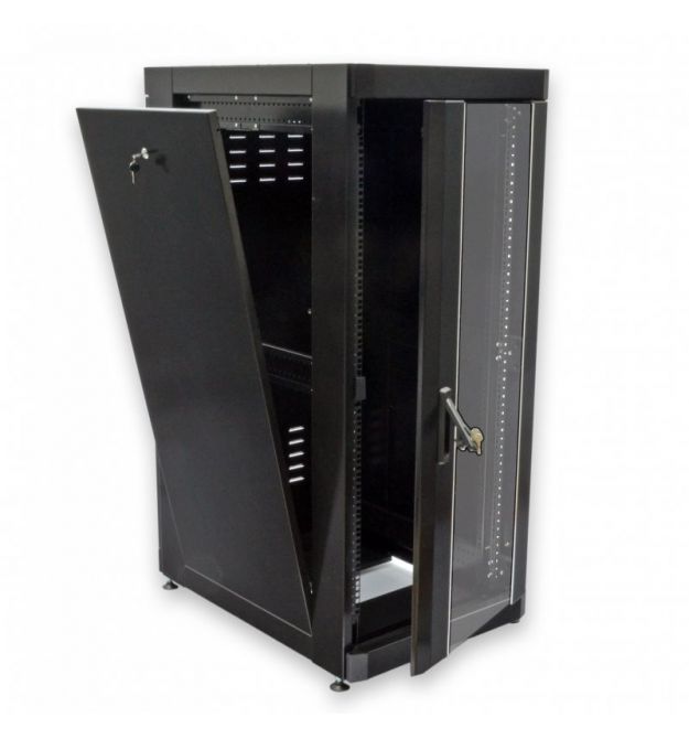 Шафа 19" 28U, 610 х 865 мм (Ш*Г), чорна