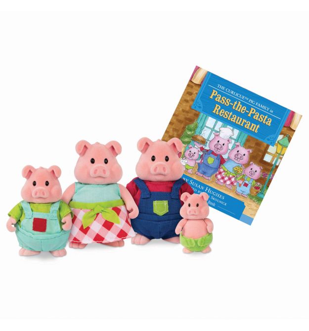 Li`l Woodzeez Набор фигурок - Семья Поросят