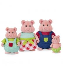 Li`l Woodzeez Набор фигурок - Семья Поросят