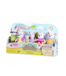 Li`l Woodzeez Набор фигурок - Большая Семья Мышей 7ед.